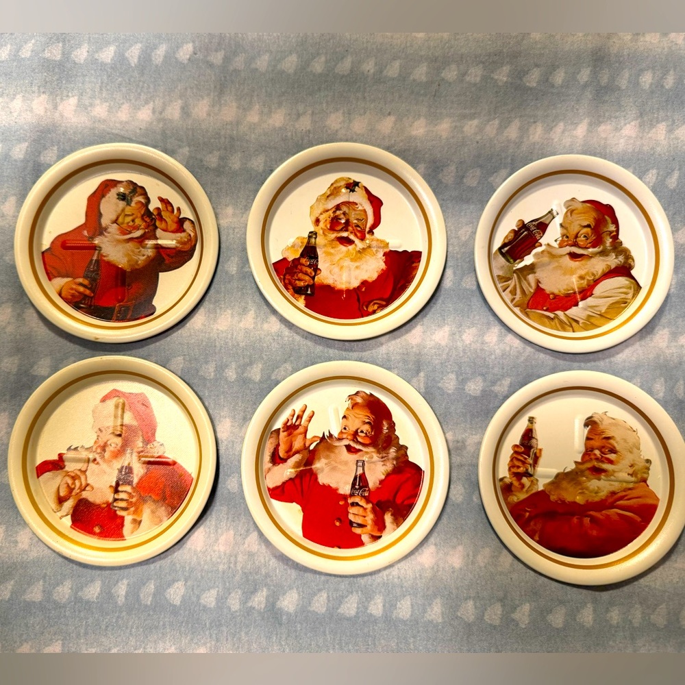 Coca Cola Santa Claus Coasters